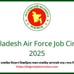 Bangladesh Air Force Job Circular 2025