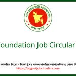 SKS Foundation Job Circular 2025